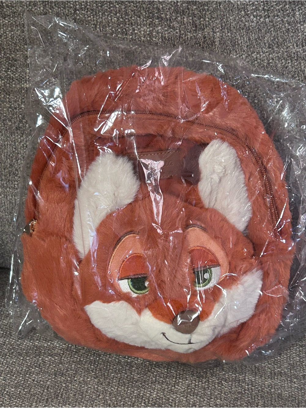 Disney Zootopia Nick Wilde Potdemiel Plush Backpack NWT Rare